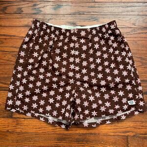 Vintage Y2K Banana Republic Men's Snowflake Boxer Shorts Underwear L EUC